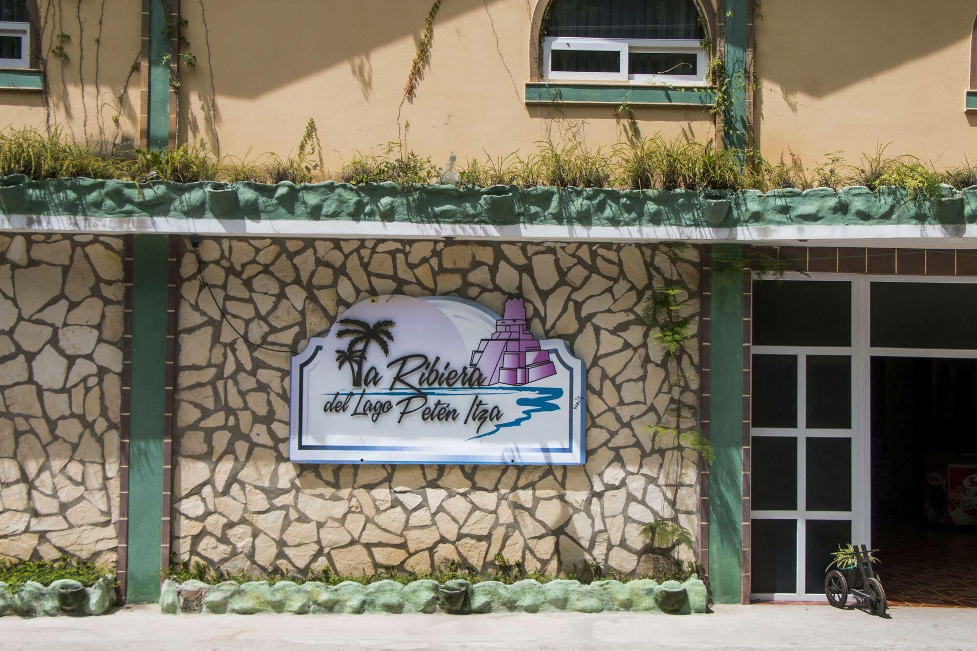 Hotel Ribiera Del Lago Peten Itza San Roman Buitenkant foto